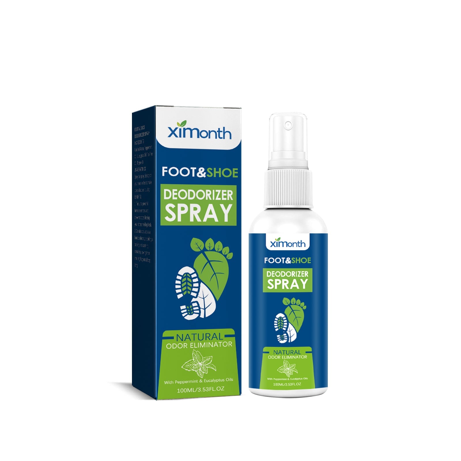 Foot Deodorant Reliever Sweat, Odor, Itchy, Dry Foot Deodorant Treatment Spray