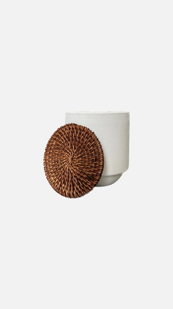 Rattan Lid Candle