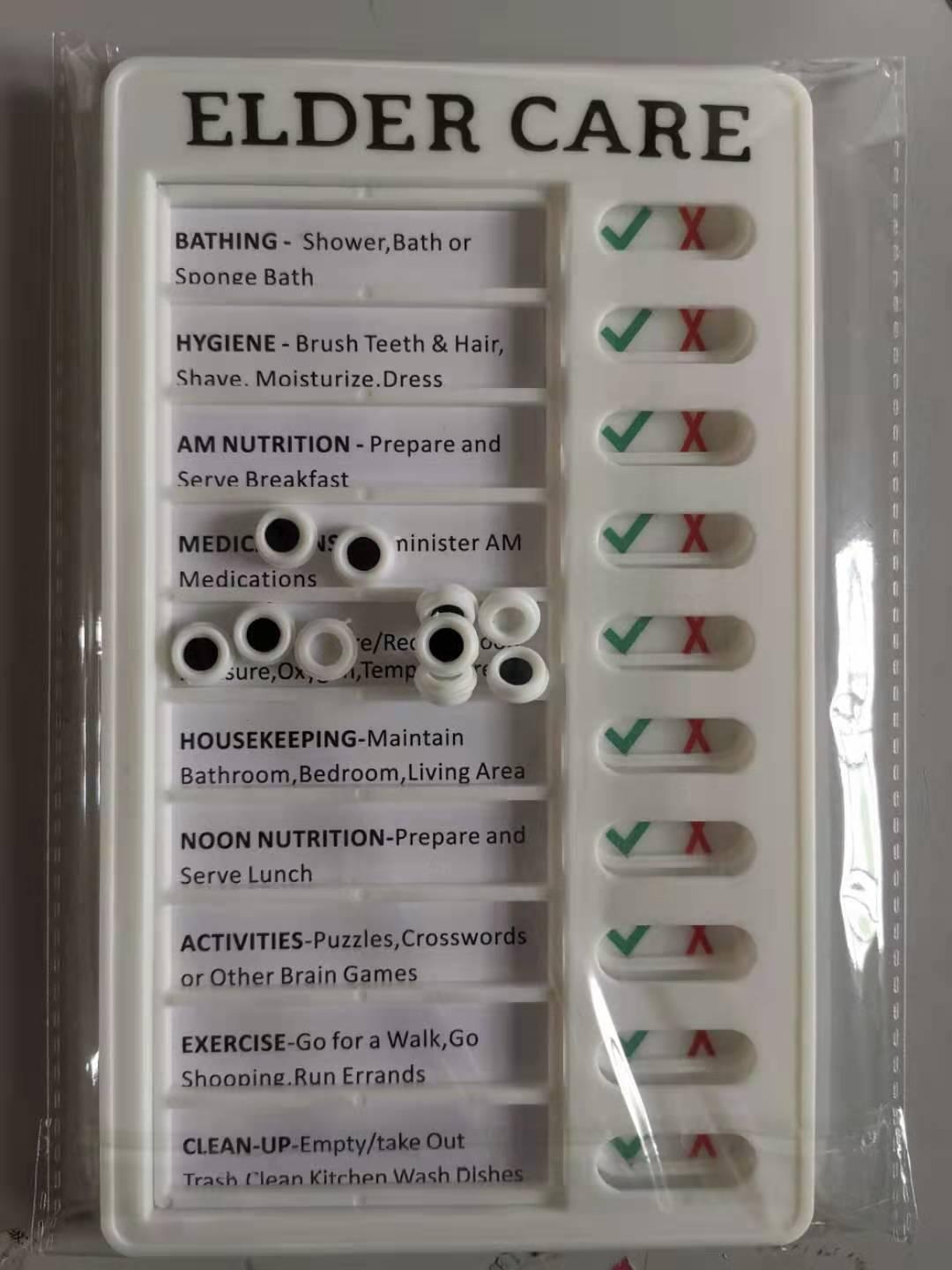 RV Memo Message Checklist Plastic Memo Plastic Board Record Checklist