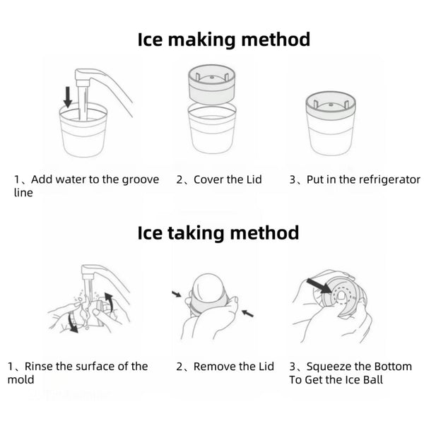 GlacierSphere Ice Molds