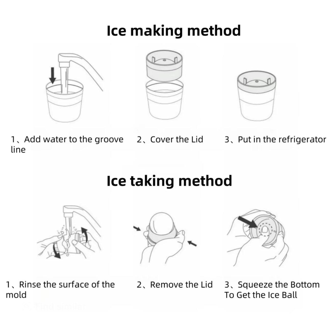 GlacierSphere Ice Molds