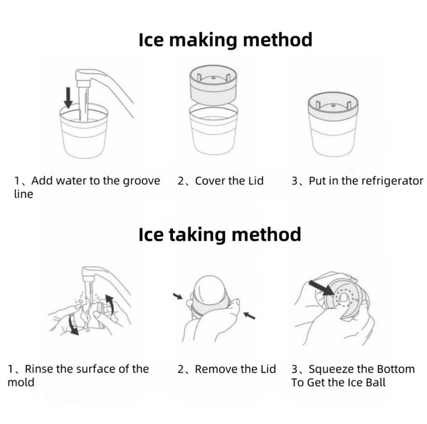 GlacierSphere Ice Molds