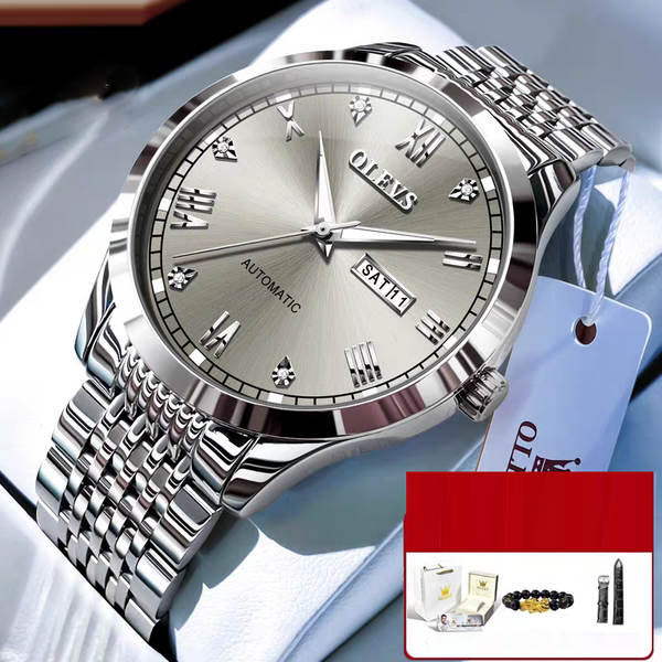 Men's Watch Men's Mechanical Watch Fully Automatic Simple Wind Waterproof Night Light Watch