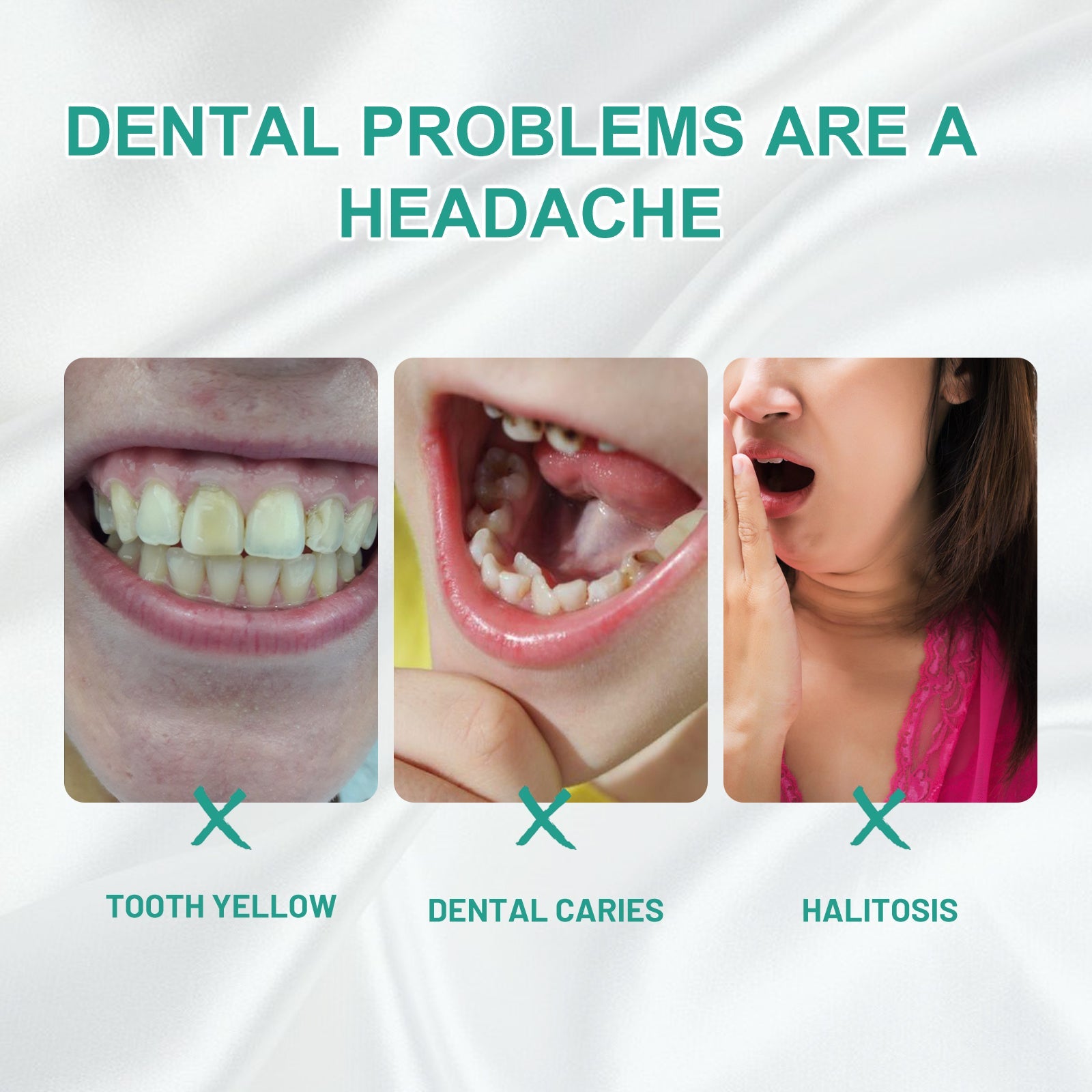 Probiotics Bright Whitening Teeth Mousse, Clean Mouth Odor Tartar Very Well To Protect The Gum Beautiful White Teeth