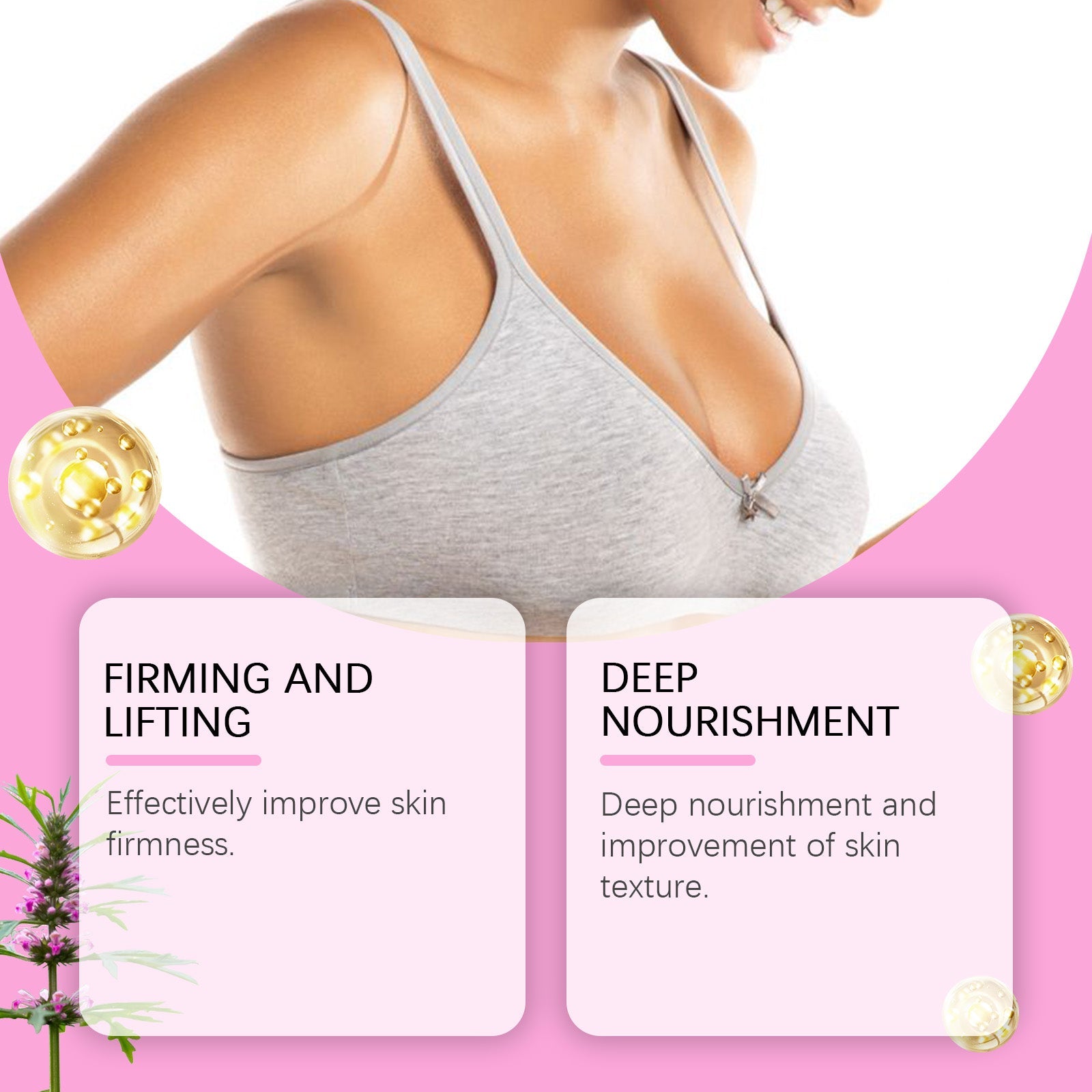 Chest Firming Cream Moisturizes Women's Chest Lift Line Hydrating Massage Treatment Cream