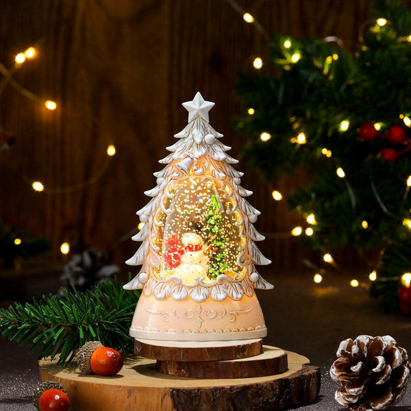 Christmas gifts, painted Christmas trees, glowing candles, oil lamps, children's small gifts, wind lamps, bar table decorations, ornaments