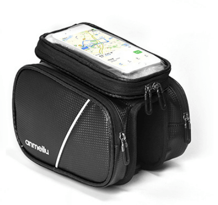 Bicycle Saddle Bag Bike Front Beam Bag Mobile Phone Touch Screen Bag Riding Equipment
