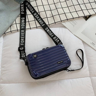 PC hard shell toiletry bag 7-inch shoulder crossbody bag hand storage bag suitcase small bag