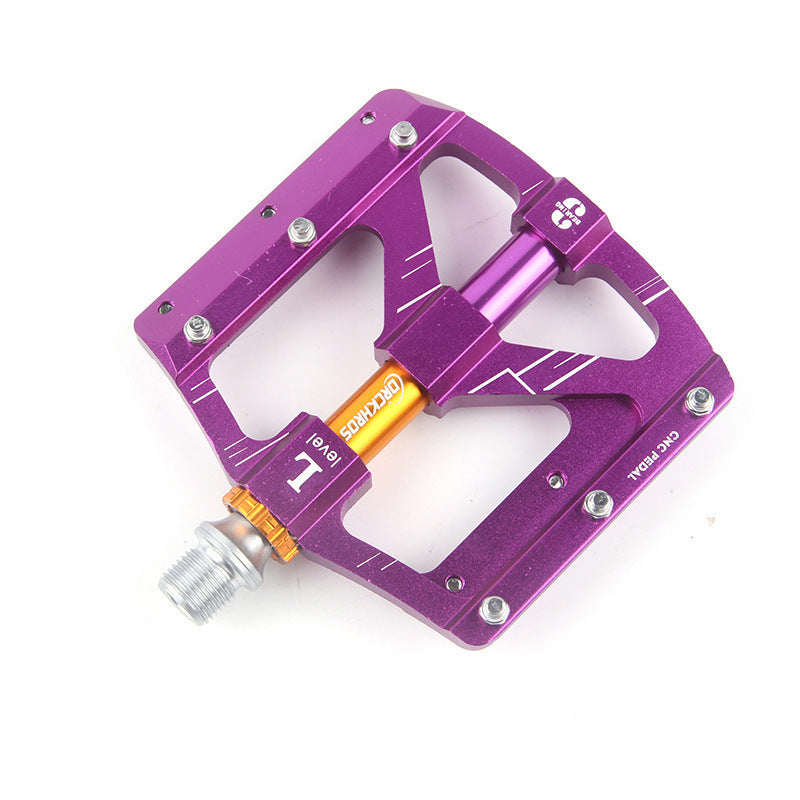 Bicycle pedals Mountain bike San Peilin aluminum alloy Peilin pedal anti-skid bearing pedal bicycle accessories