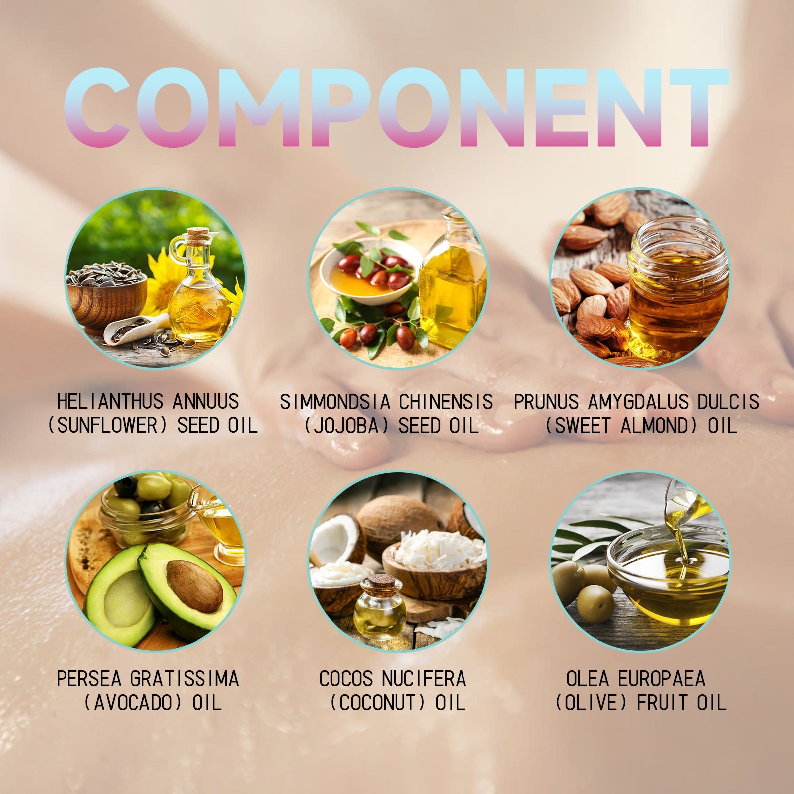 Body Oil, Skin Moisturizing Delicate Firming Skin Relaxing Body Muscle Massage Essence Oil