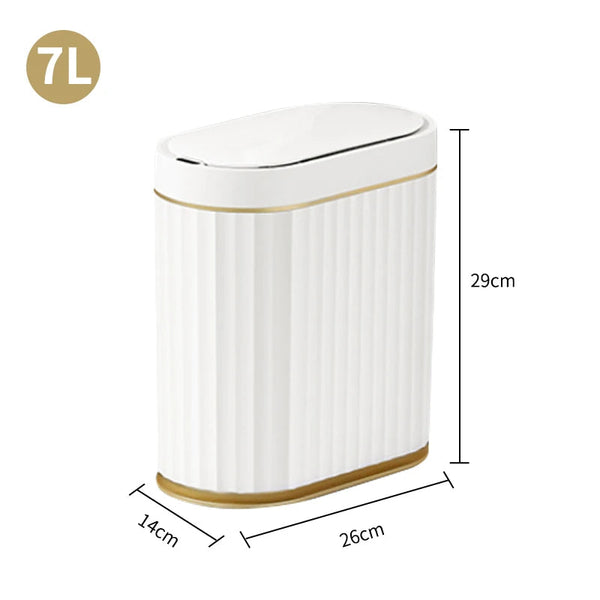Smart Sensor Trash Can Touchless Sensor Trash Bin Trash Can with Lid Automatic Sensor Waste Basket