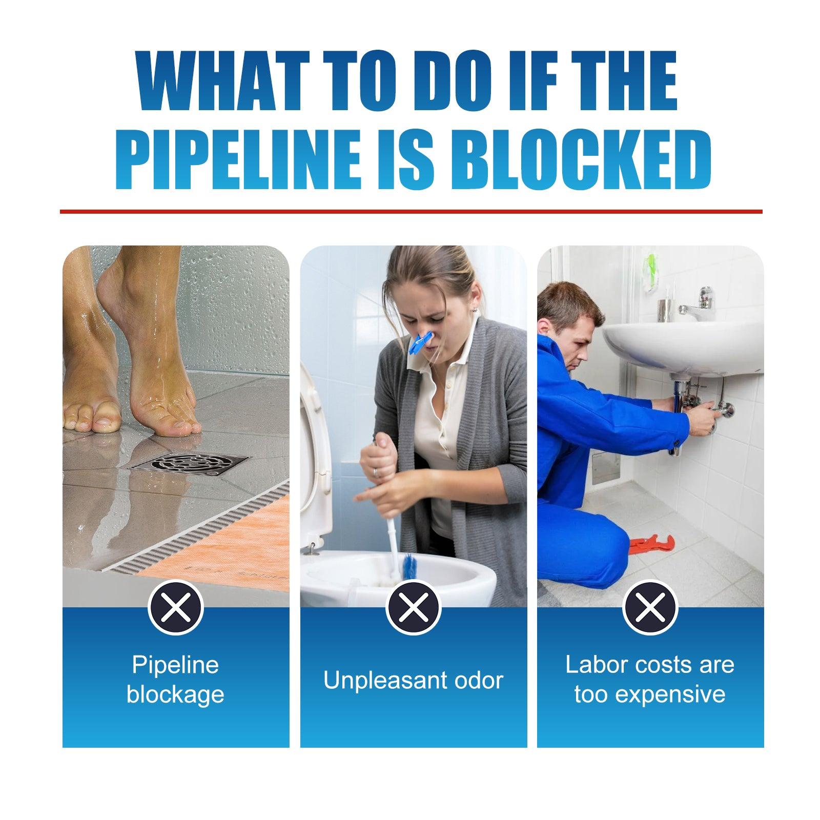 Pipe Unclogging Cleaning Tablet Kitchen Toilet Sewer Pipe Blockage Cleaning Unclogging Remove Odors