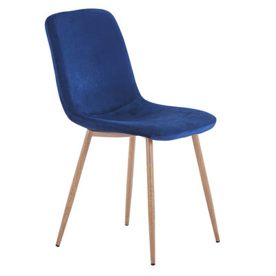 Dining Chair 4PCS（BLUE）Modern style New technology Suitable for restaurants cafes taverns