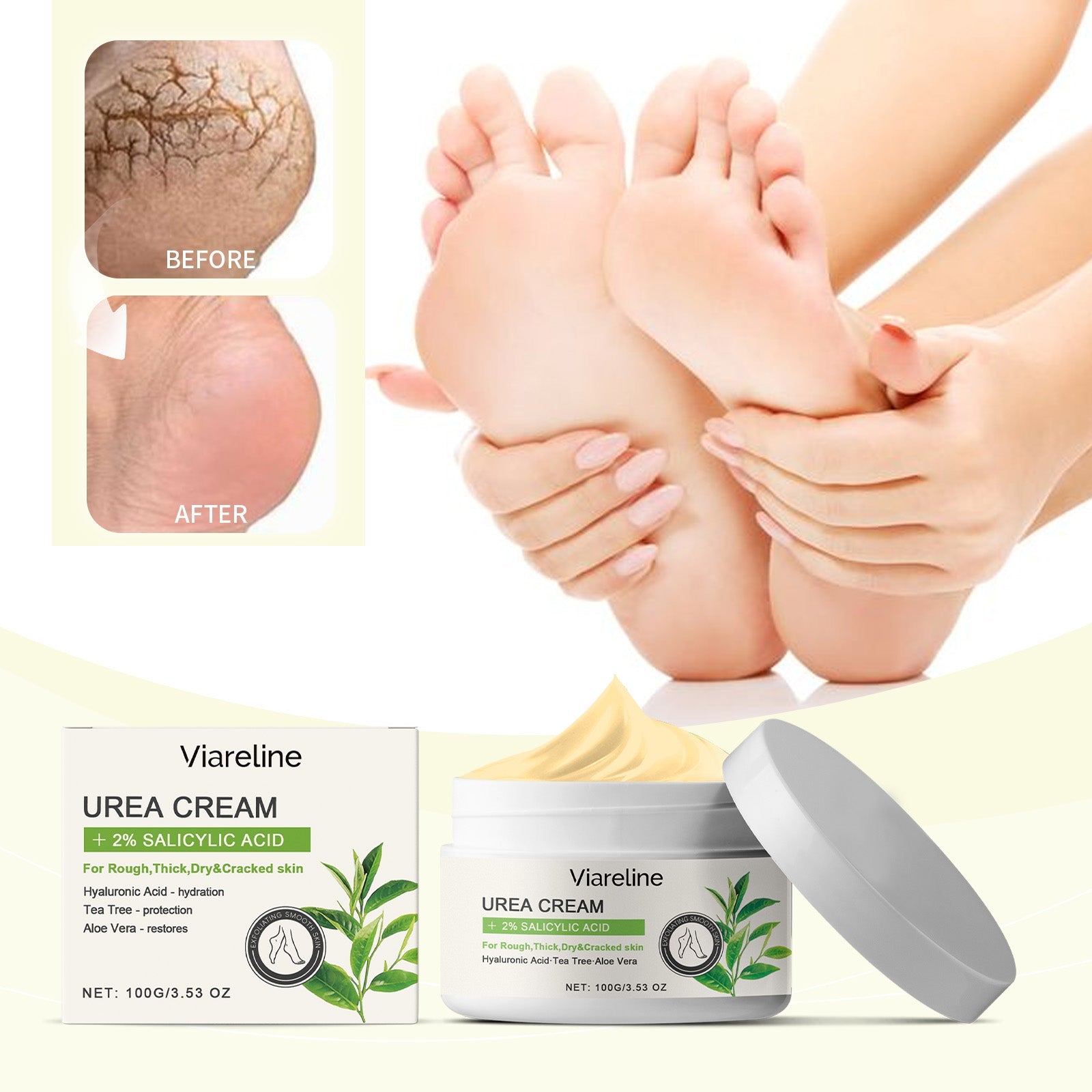 Foot Care Cream Anti-Dryness Moisturizing Repair Hydrating Heel Moisturizing Skin Care Cream