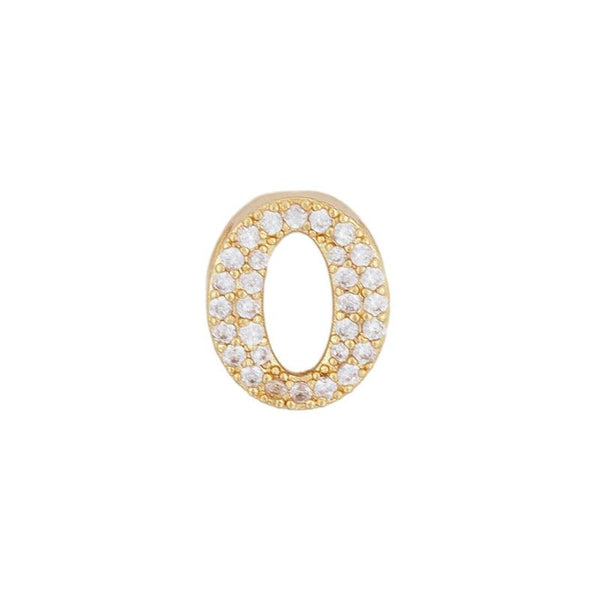 Fashion English 26 letter single pendant gold DIY bracelet necklace accessories