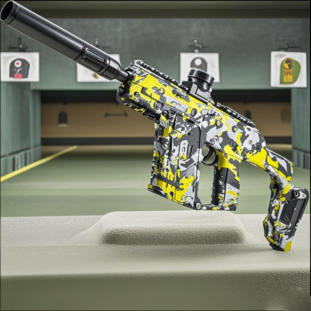 Electric high-speed continuous AK boy toy gun