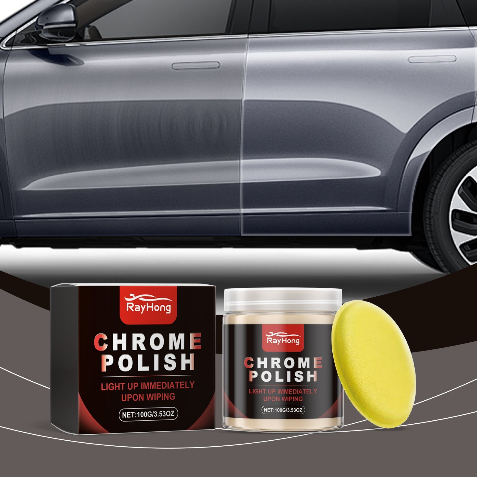 Car Metal Polishing Paste Car Paint Polishing Maintenance Polishing Waxing Anti-Fouling Removing Stains Car Cleaning Paste