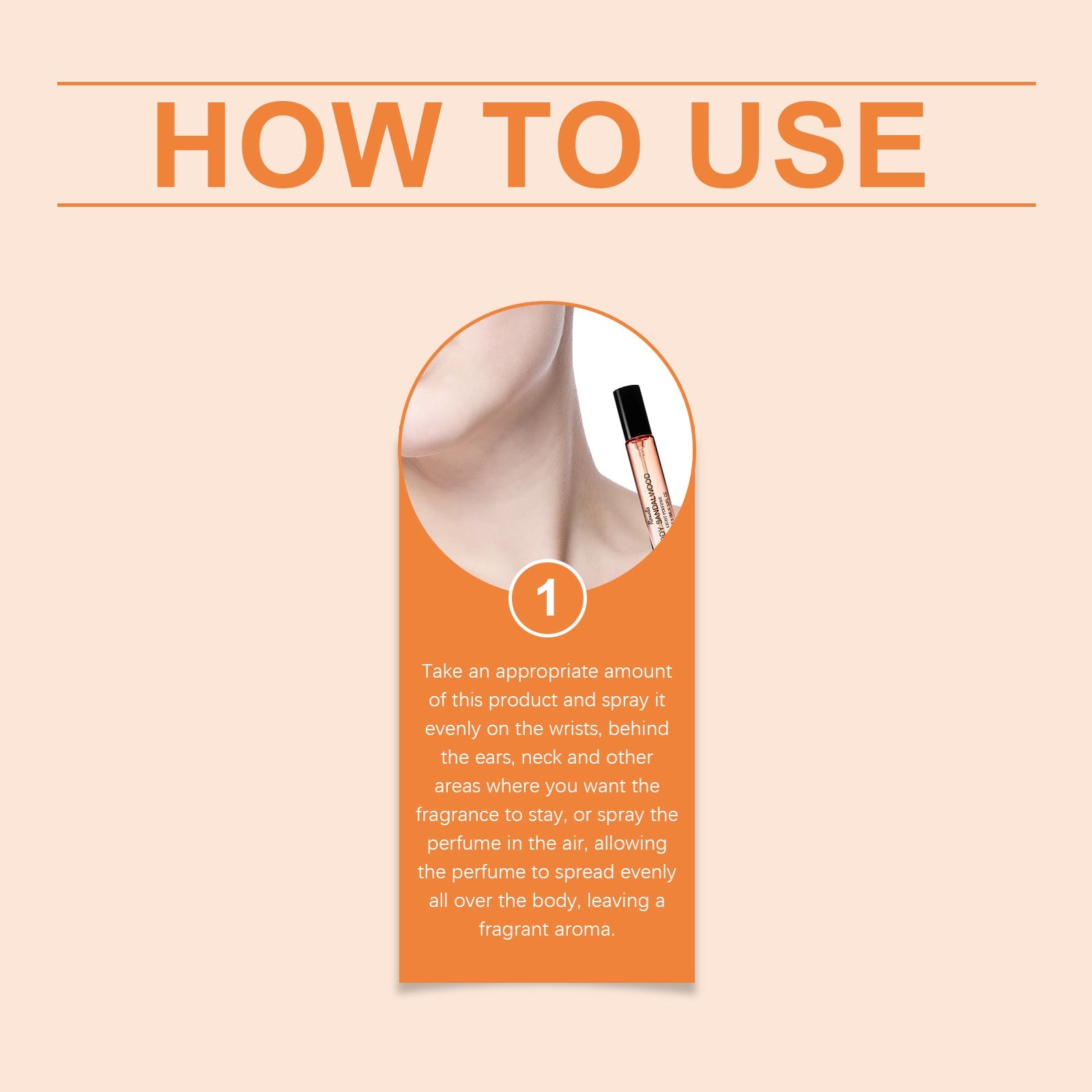 Wood Sandalwood Eau De Toilette, Women's Wrist Fragrance Natural Fresh Wood Sandalwood Niche Atmosphere Perfume