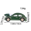 Christmas decoration small ornament fashionable dark green car ornament - Y2-25