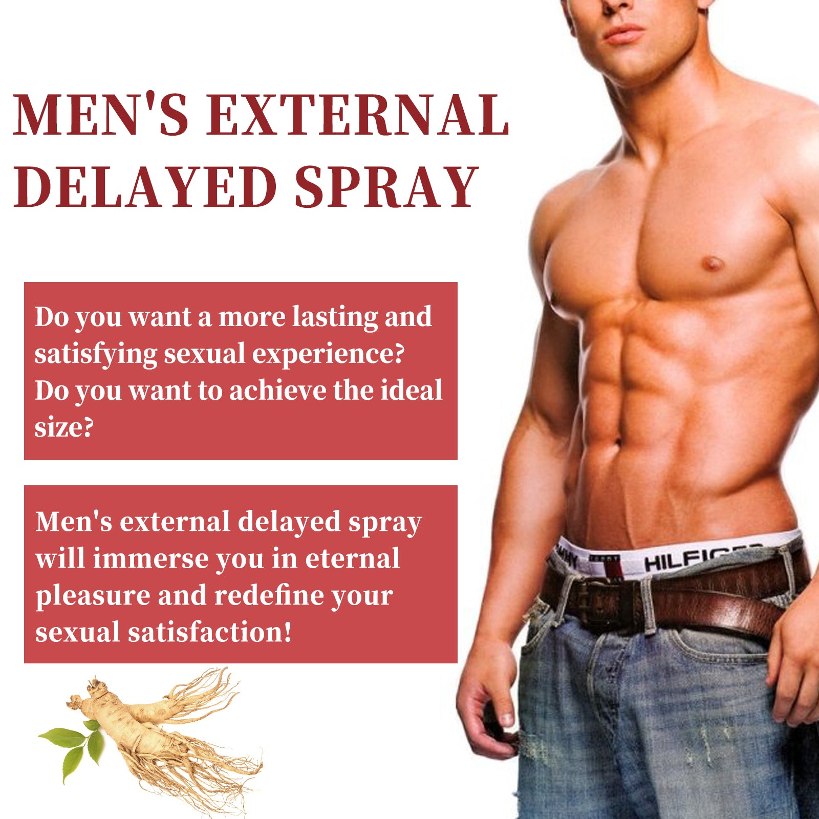 Men's Treatment Spray, Men's Body Care To Enhance Endurance Moisturizing Treatment Topical Spray