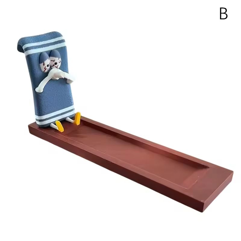 Towelie Servietsky Incense Stick Holder, realistic handmade crafts, home decor, ideal for meditation and yoga.