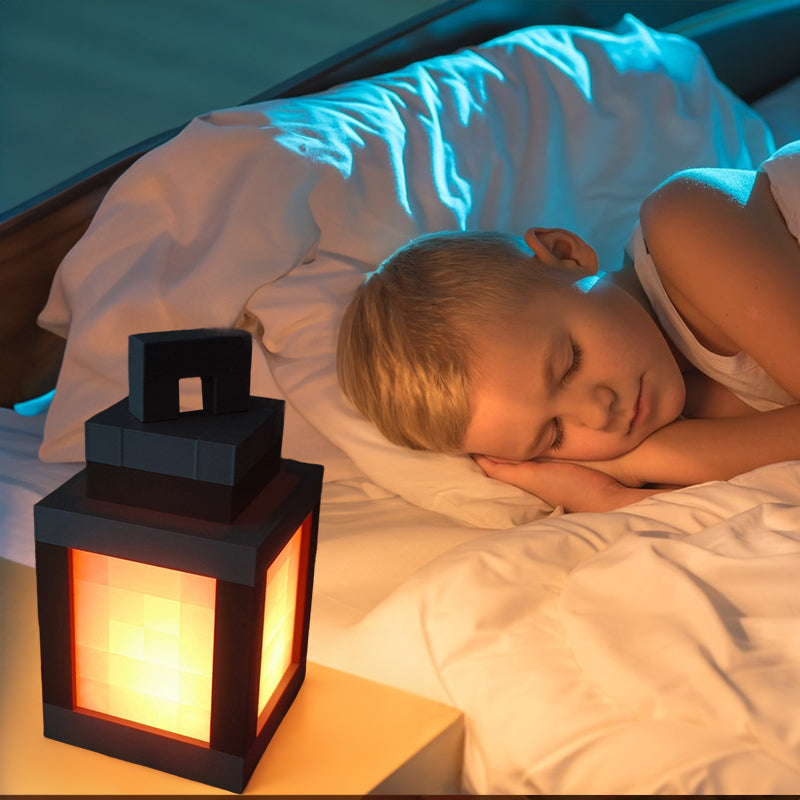 Pixel wall night light, USB hanging torch, bedroom/gaming/kids' room decor.