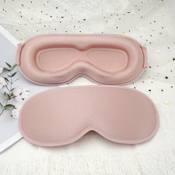 3D blackout eye mask integrated 3D nasal wing breathable elastic band adjustment