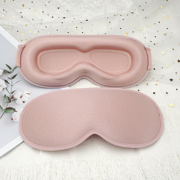 3D blackout eye mask integrated 3D nasal wing breathable elastic band adjustment