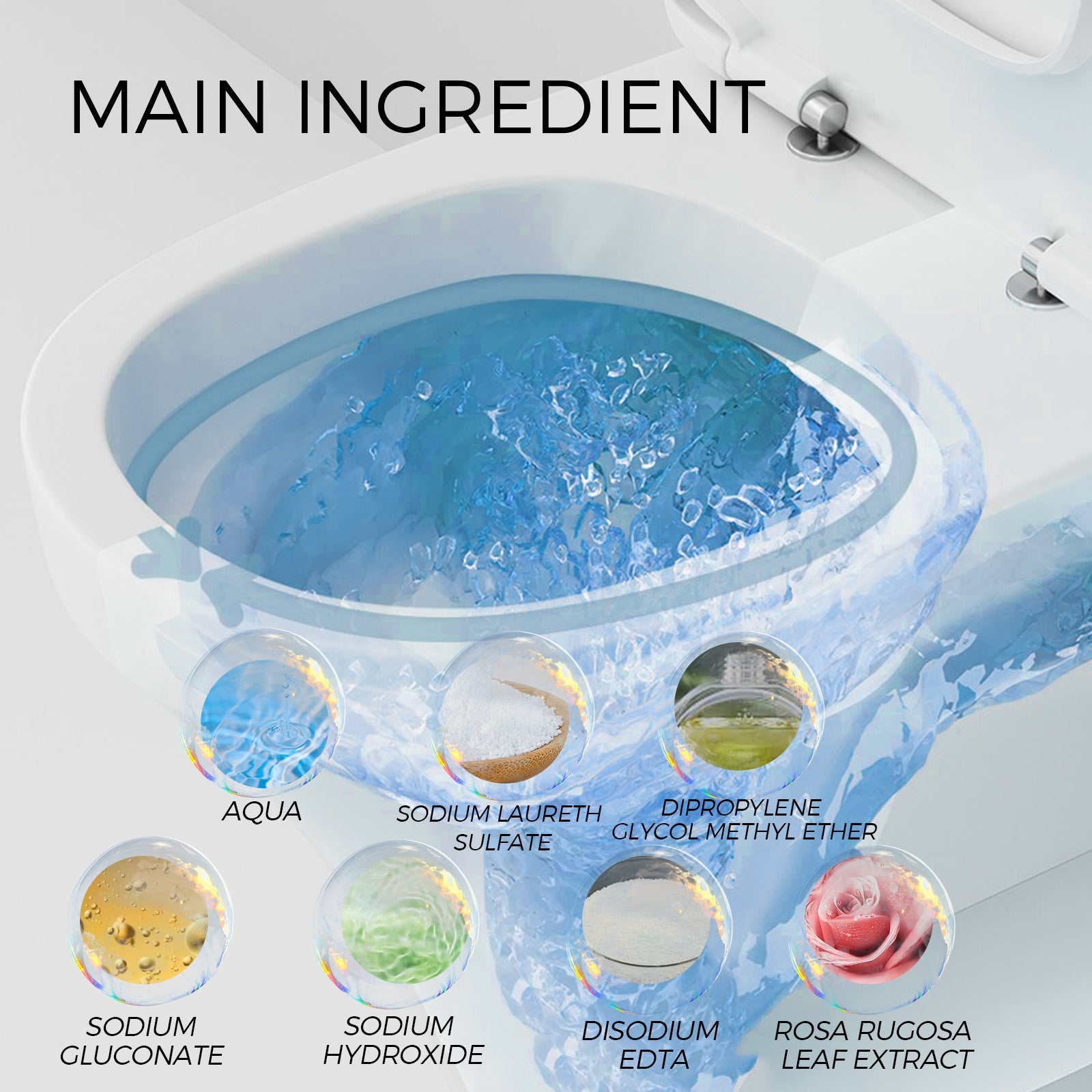 Toilet Cleaner, Household Bathroom Toilet Decontamination Descaling Fragrant Clean Toilet Deodorant Agent