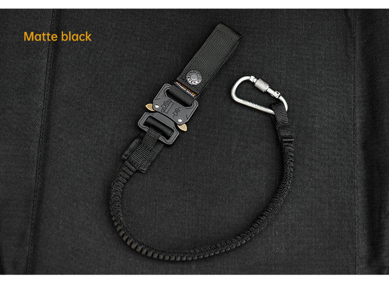 Func. tool rope, equip. tools, phone anti-loss hooks, bag & pant dec. ropes