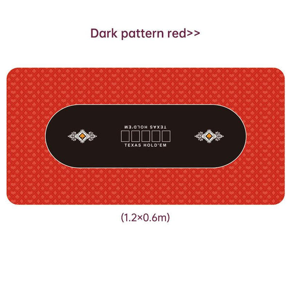 Dezhou playing card pad tablecloth table cushion square round chip rubber cushion playing card table top cushion