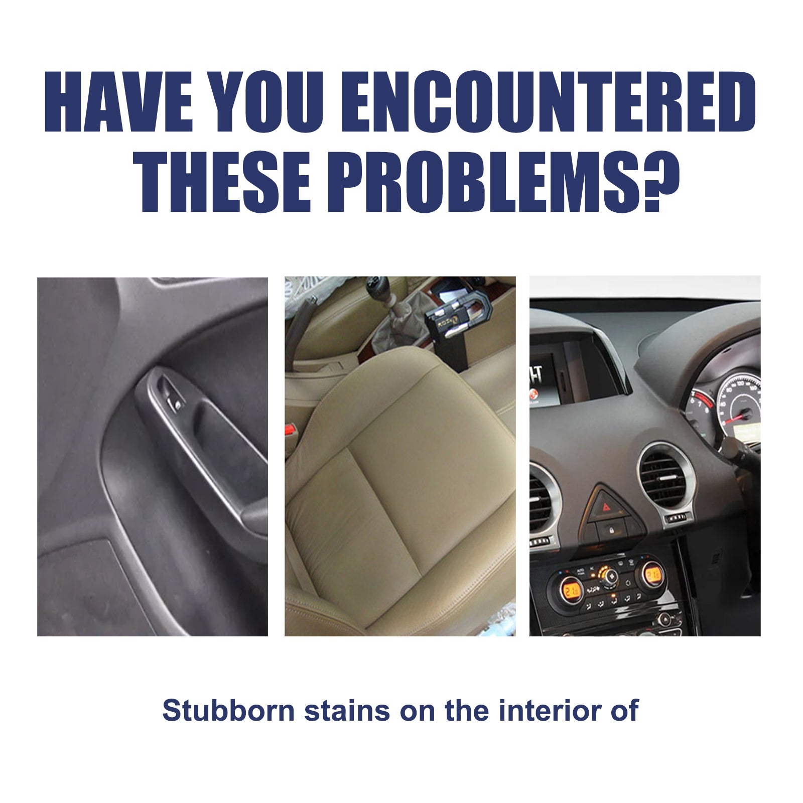 Car Stain Remover, Interior Seat Instrument Panel Cleaning Quick Decontamination Maintenance Refurbishment