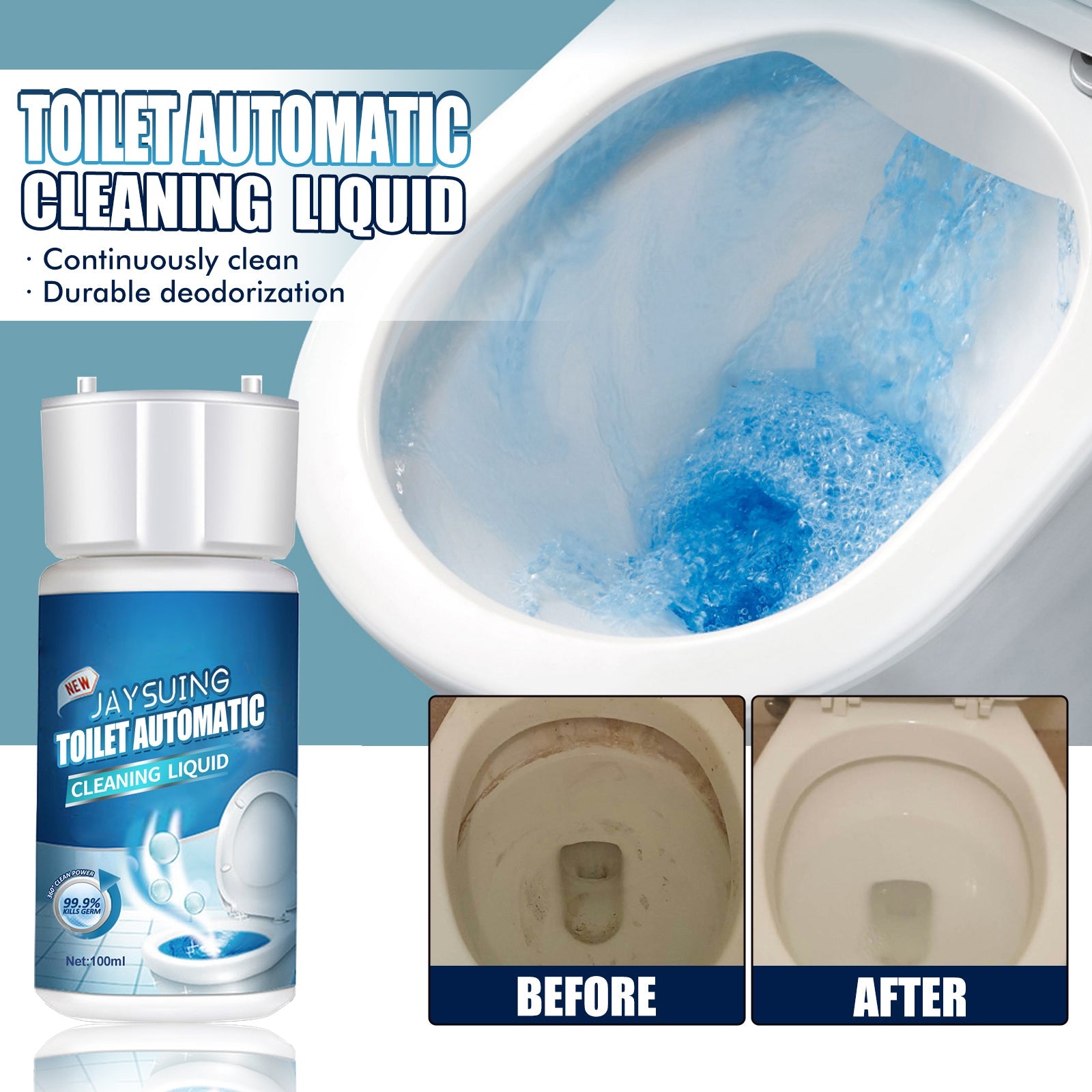 Toilet Cleaning Solution, Toilet Descaling And Deodorizing Cleaning Urine Stains Cleaning Solution