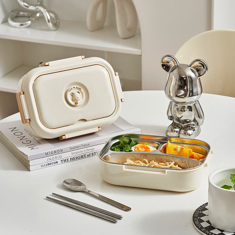 Microwaveable 304 food grade stainless steel insulated lunch box