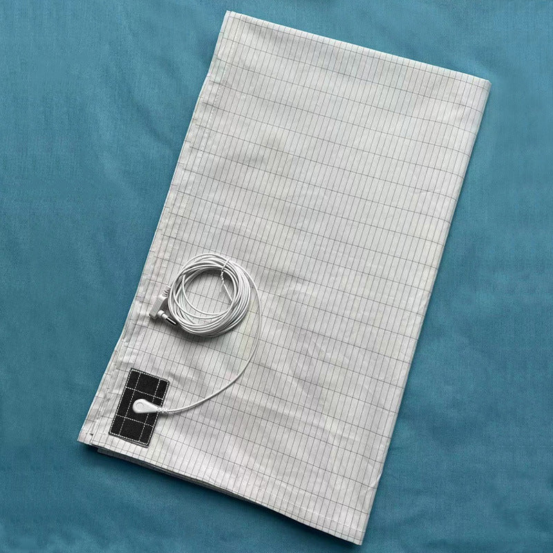 Grounded silver fiber cotton bed sheets anti-static grounding bed sheets to improve sleep quality silver ion conductive bed sheets