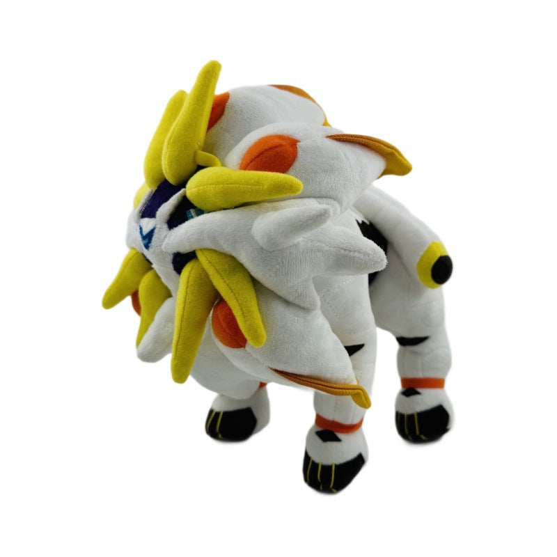 Large Kosmogu white heterochromatic red sun god moon god beast doll Luna Yara Sorgareo