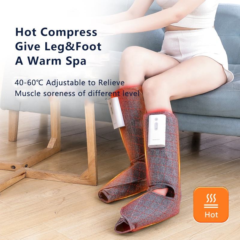 Electric air wave leg cover calf massager home automatic hot compress pressure leg massager leg slimming device