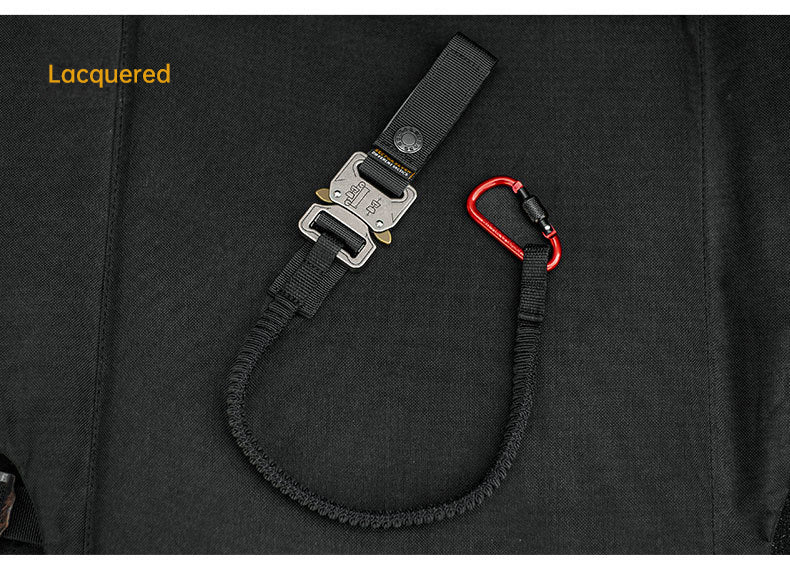 Func. tool rope, equip. tools, phone anti-loss hooks, bag & pant dec. ropes