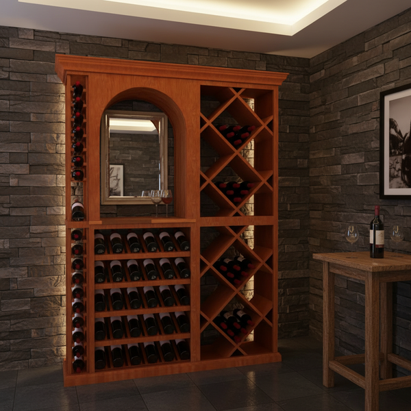 6 Foot Wine Cellar Storage System | 178 Bottle Capacity