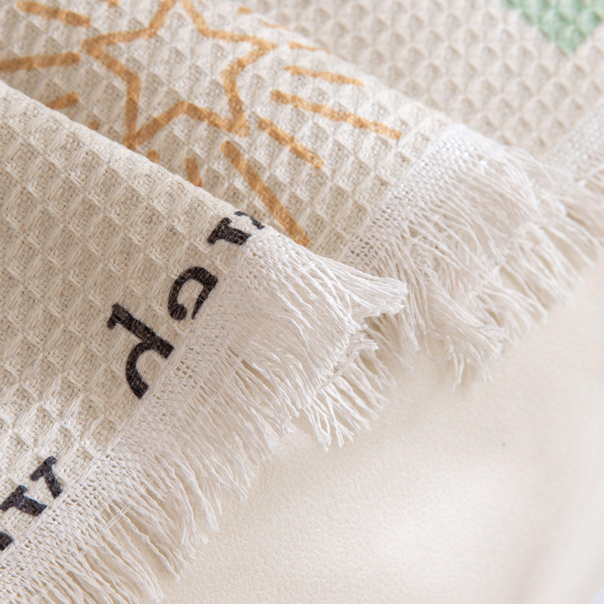 Chenille Sofa Cover Throw, Smile Couch Cover Blanket Throws for Couches, Soft Sofa Towel