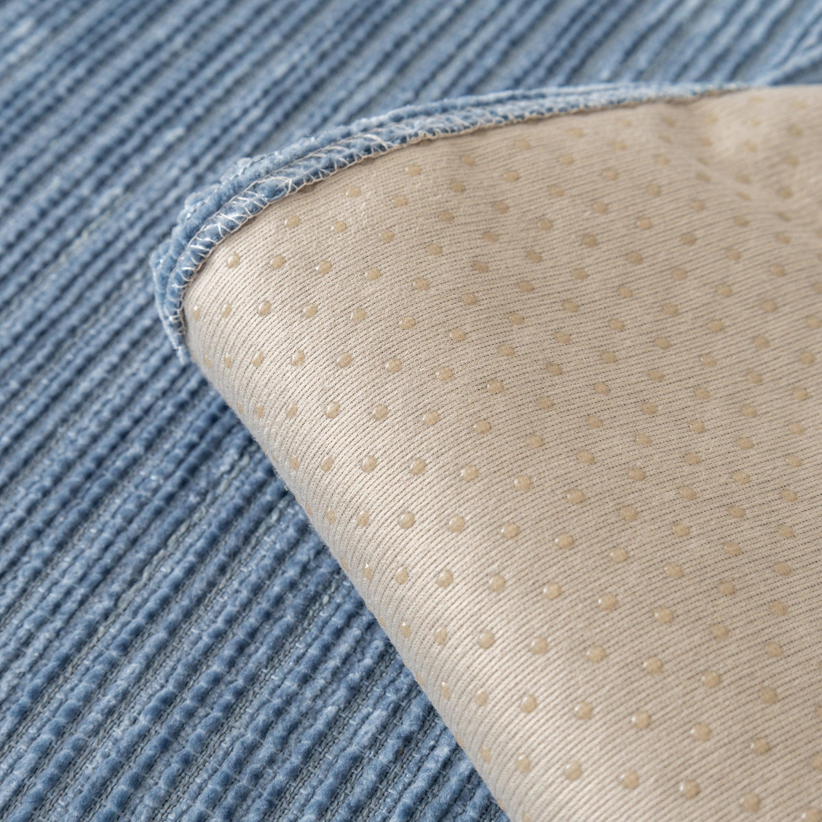 Plush Solid Color Striped Sofa Cover, Washable Non-Slip Textured Couch Seat Pad