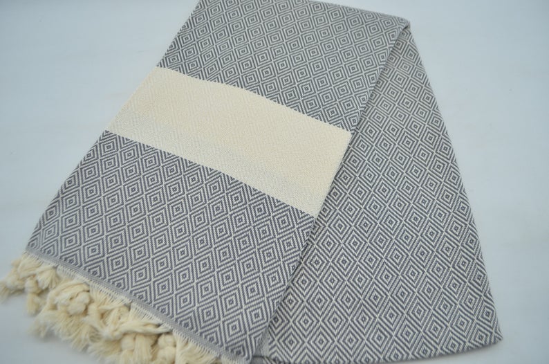 Venice Gray Turkish Towel