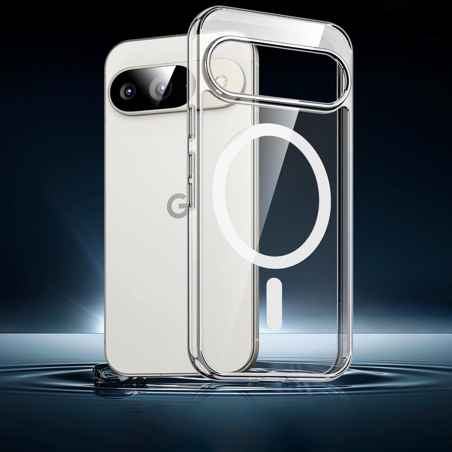Venture Series Clear Case with Detachable Leather Wallet - Google Pixel 9 and 9 Pro