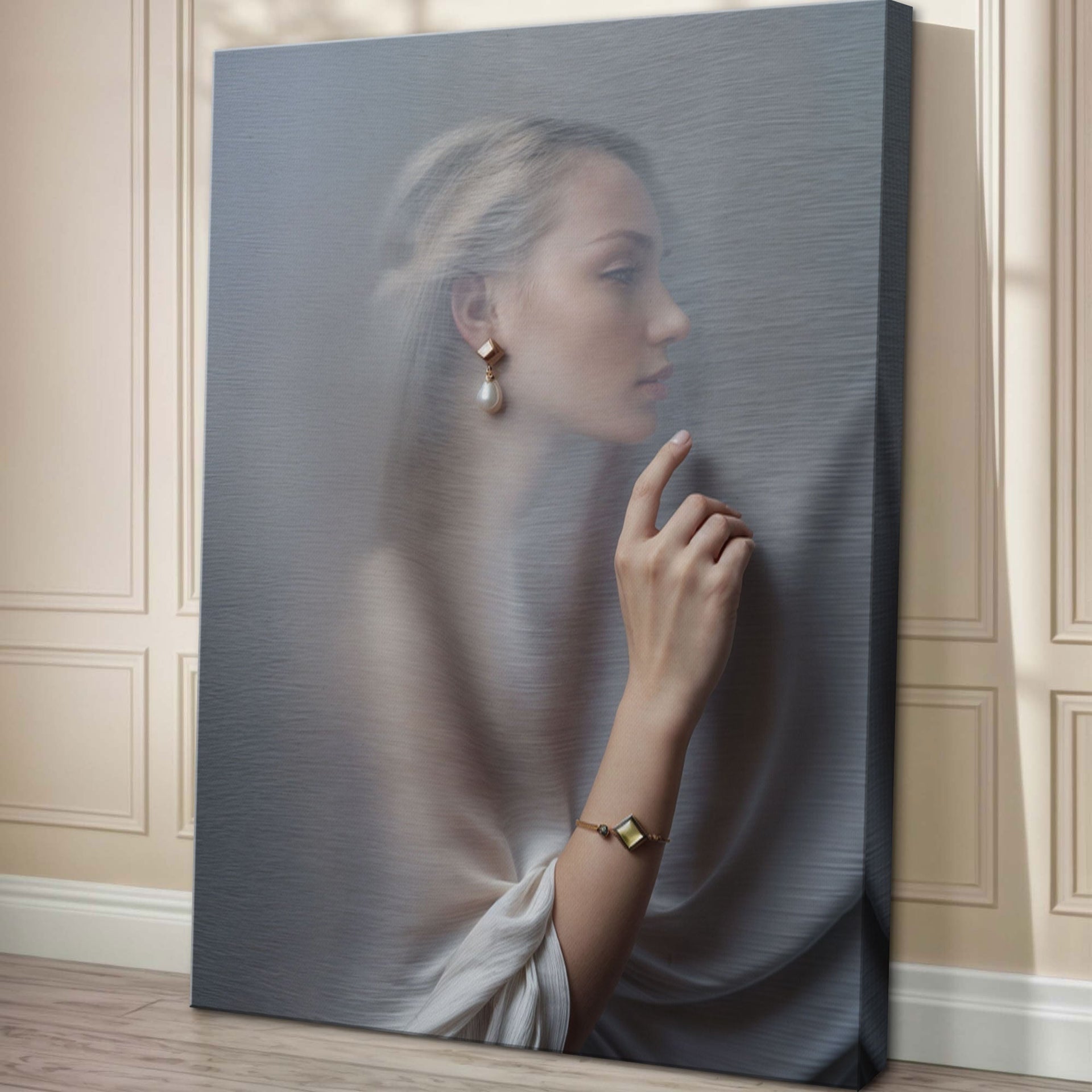 Behind Curtain Wall Art