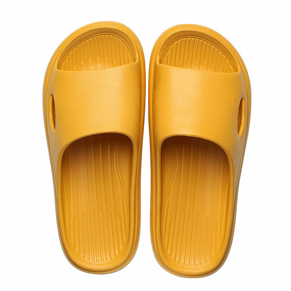 Women Summer Slippers Beach Slide Sandals Flip Flops Non-slip Soft Sole Men Couple Casual Shoes Non-Slip Quick Drying Slipper For Women Men Thick Sole Indoor Home Spa Open Toe Sandals