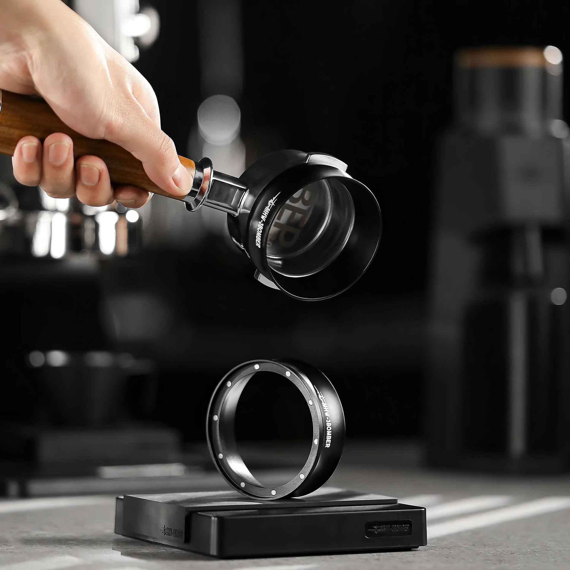 Espresso Magnetic Dosing Ring Aluminum Alloy