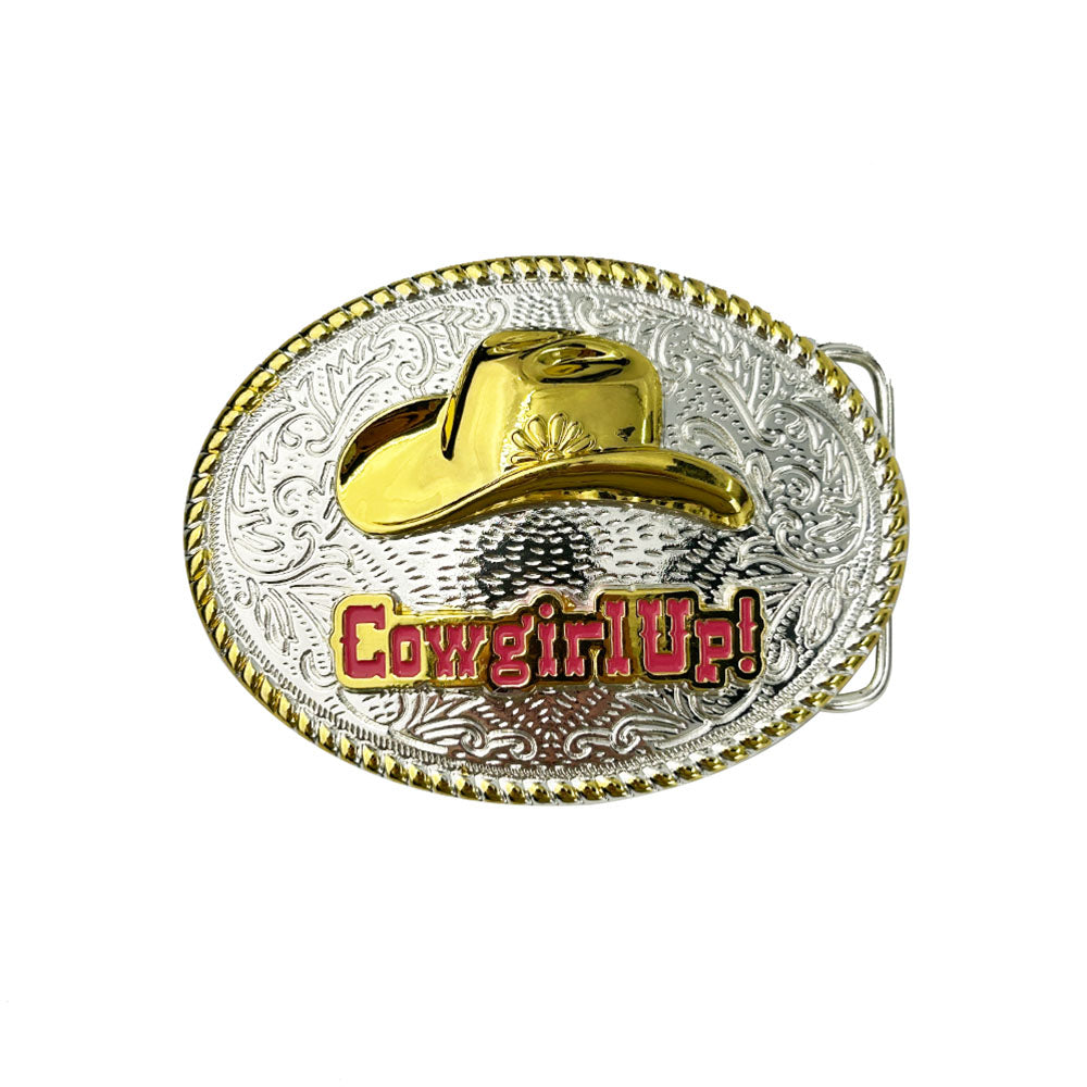 TOPACC  Western Cowgirl Cowboy Hat Belt Buckle