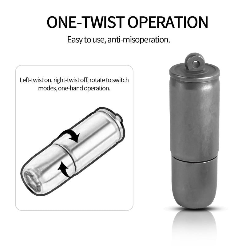 Rechargeable Keychain Flashlights 130 Lumens EDC Pocket Flashlights Wautton Outdoor Gear