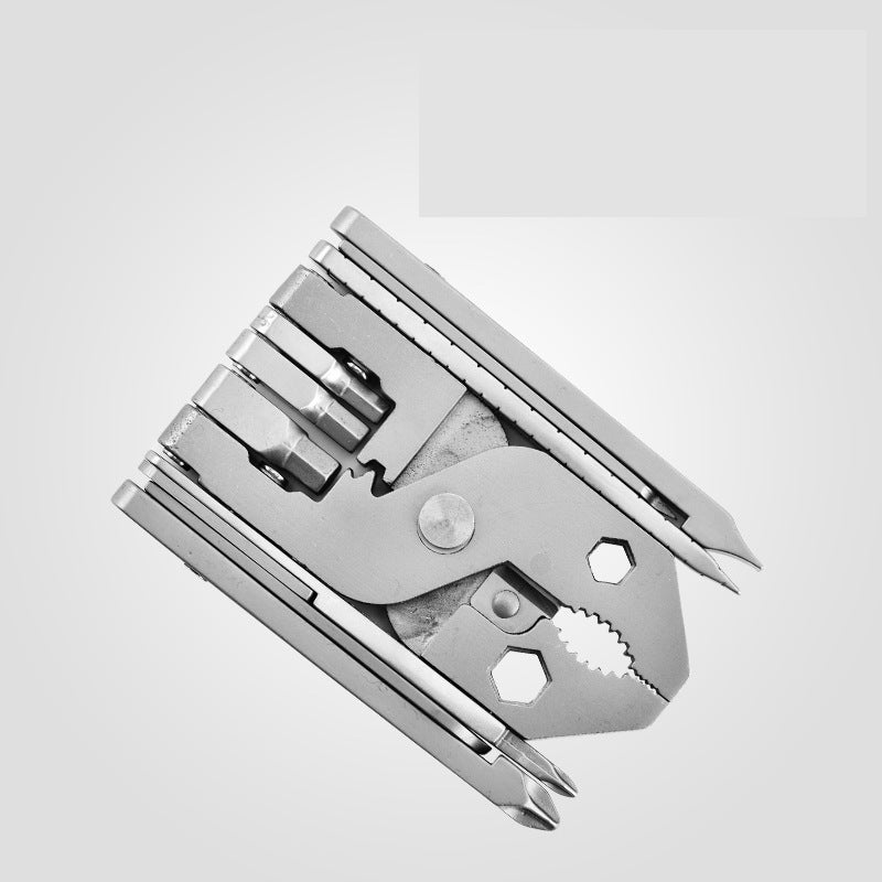 25-in-1 Multitool Clamps and Vises Stainless Steel Pocket Knife with Screwdriver Sleeve with Sheath-Perfect for Outdoor, Survival, Camping, Hiking, Simple Repair Wautton Outdoor Gear