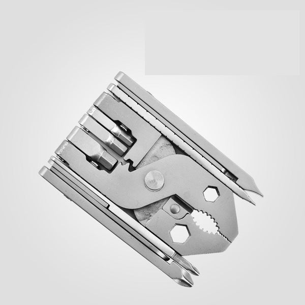 25-in-1 Multitool Clamps and Vises Stainless Steel Pocket Knife with Screwdriver Sleeve with Sheath-Perfect for Outdoor, Survival, Camping, Hiking, Simple Repair Wautton Outdoor Gear